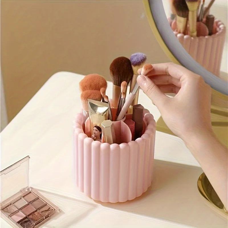 Makeup Brush Storage Cartridge Dust-proof Eye Shadow Foundation Make-up Lipstick Pen Cartridge Dresser Sorting Box Desktop Shelf