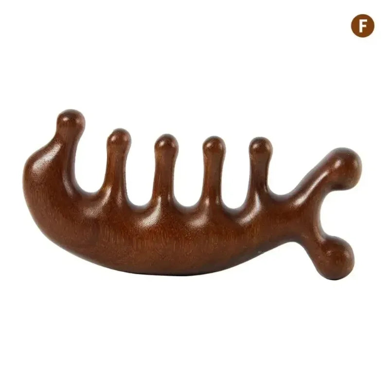 Gua Sha Massage Comb - Large-Toothed Facial Massager