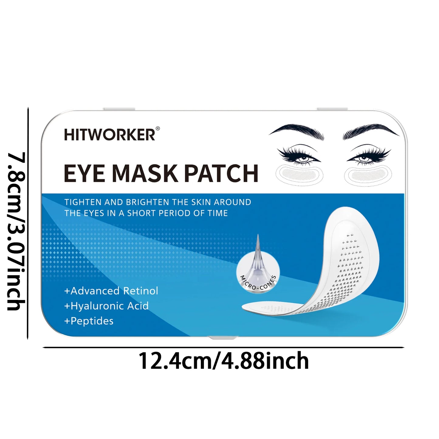 4PCS microneedle hyaluronic acid patch