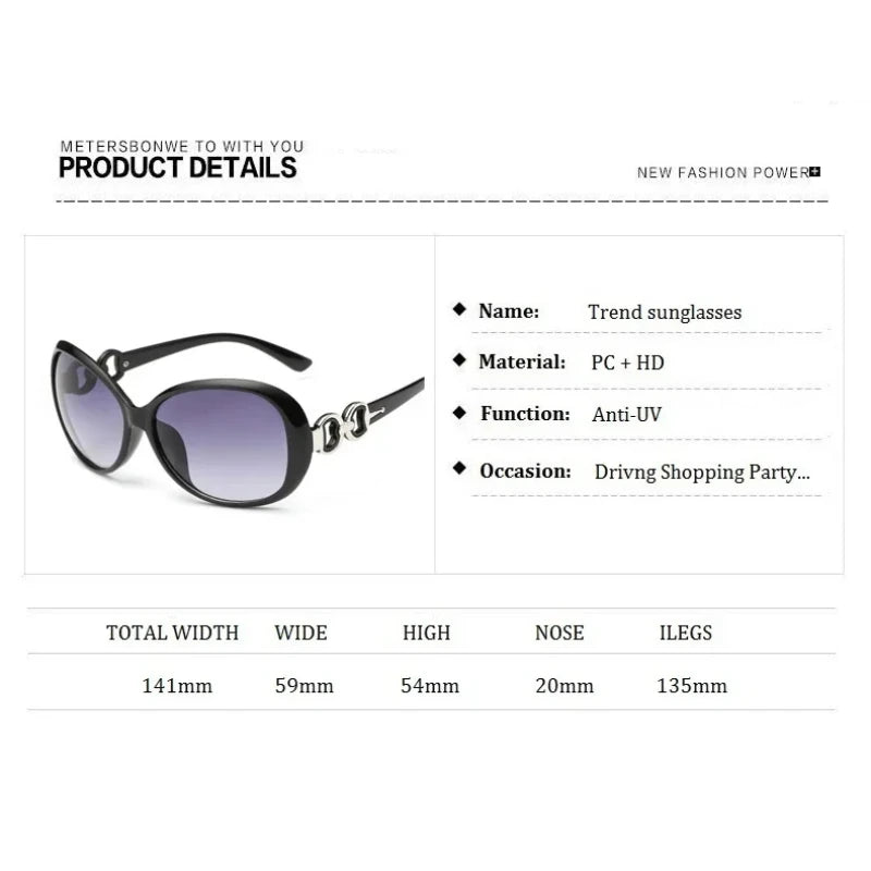 Retro Square Luxury Sunglasses for Women