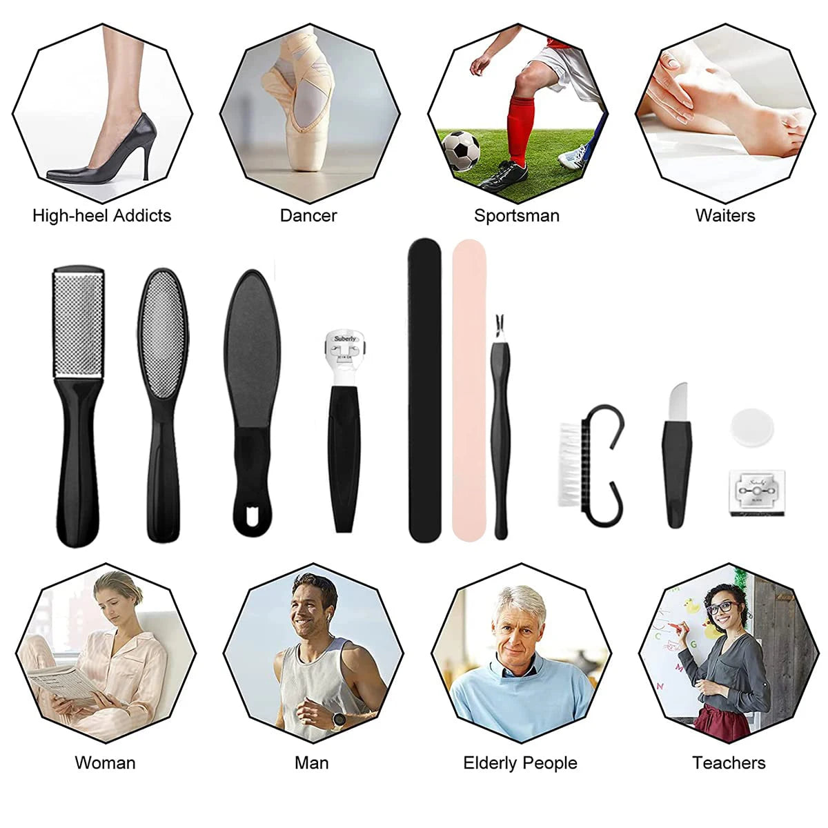 Stainless Steel Pedicure Kit – Professional Set