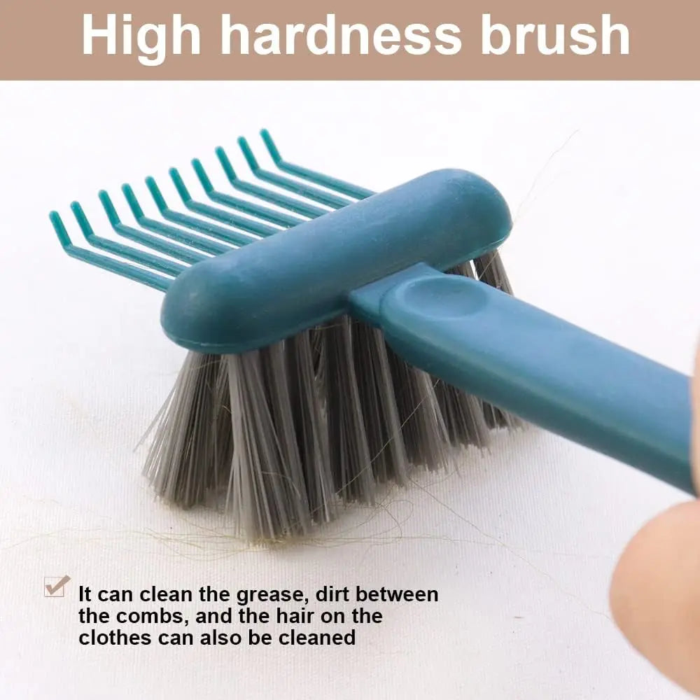 1/2 Pcs Hair Brush Cleaning Tool 2-In-1 Comb Cleaning Brush
