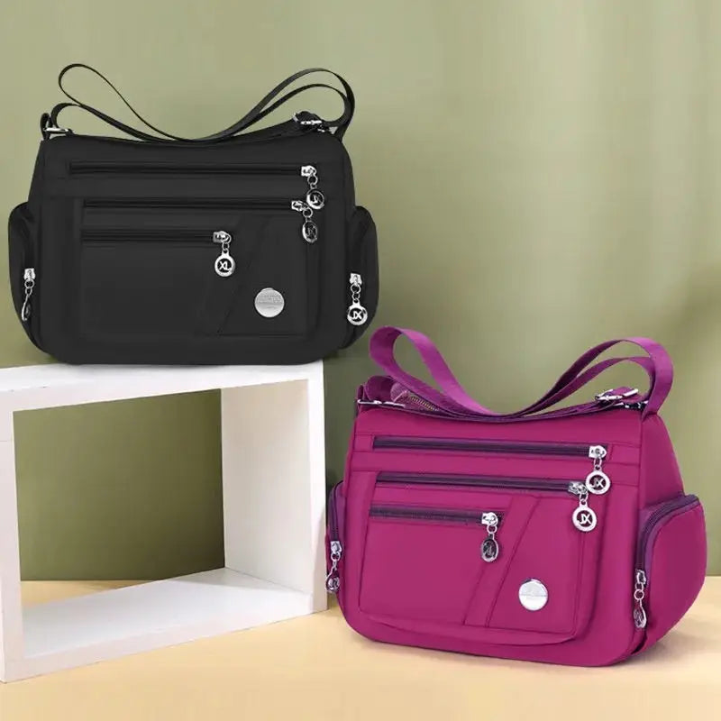Women Nylon Waterproof Bag Messenger Bags For Lady Crossbody Large Capacity