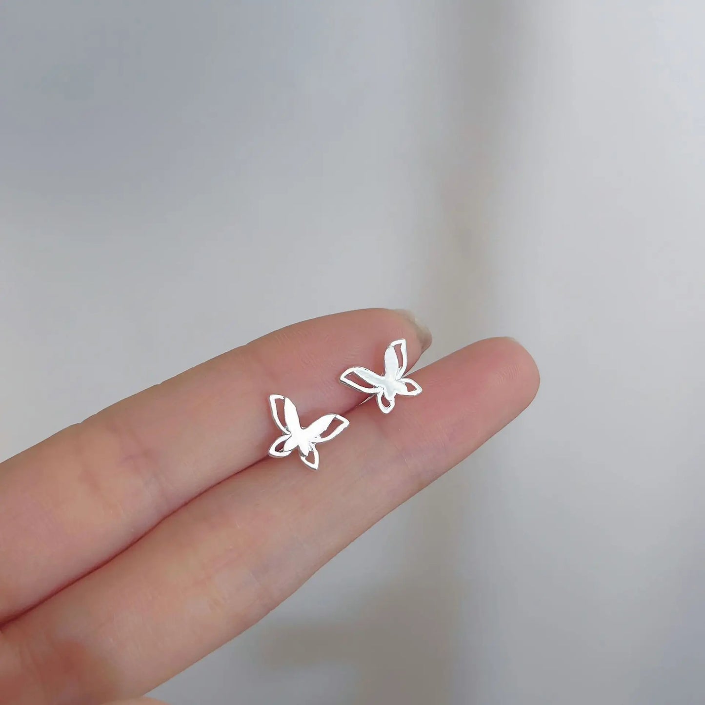 Heart Stud Earrings for Women Hypoallergenic
