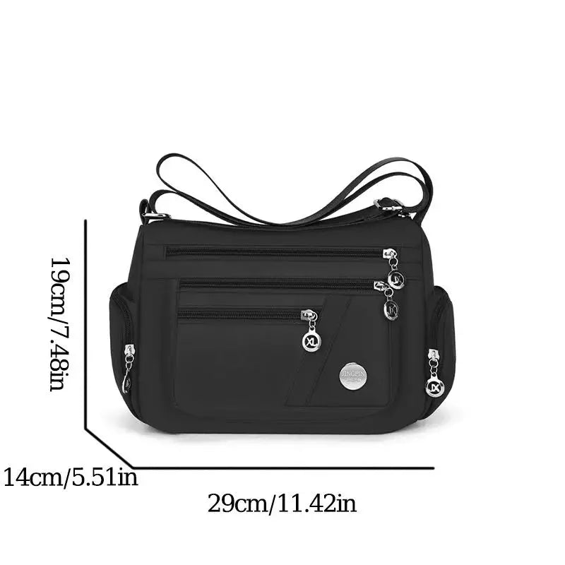Women Nylon Waterproof Bag Messenger Bags For Lady Crossbody Large Capacity