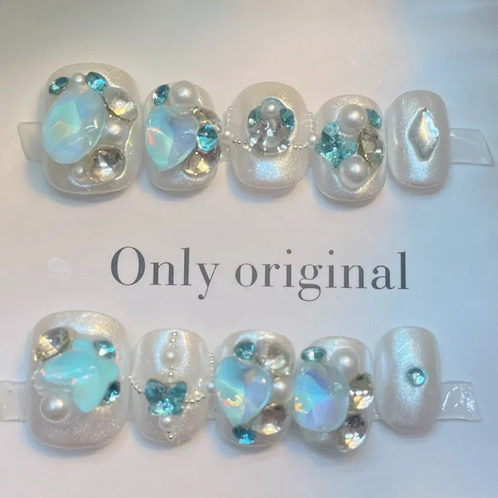 10Pcs Cute Handmade Press on Nails
