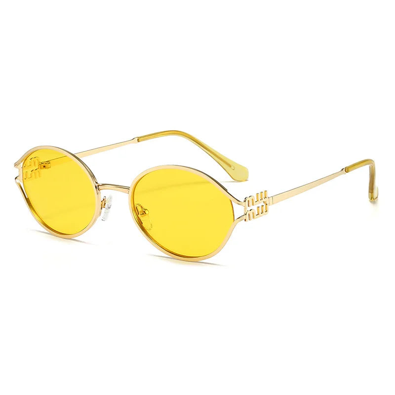 Retro Oval Sunglasses – 90s Style Women