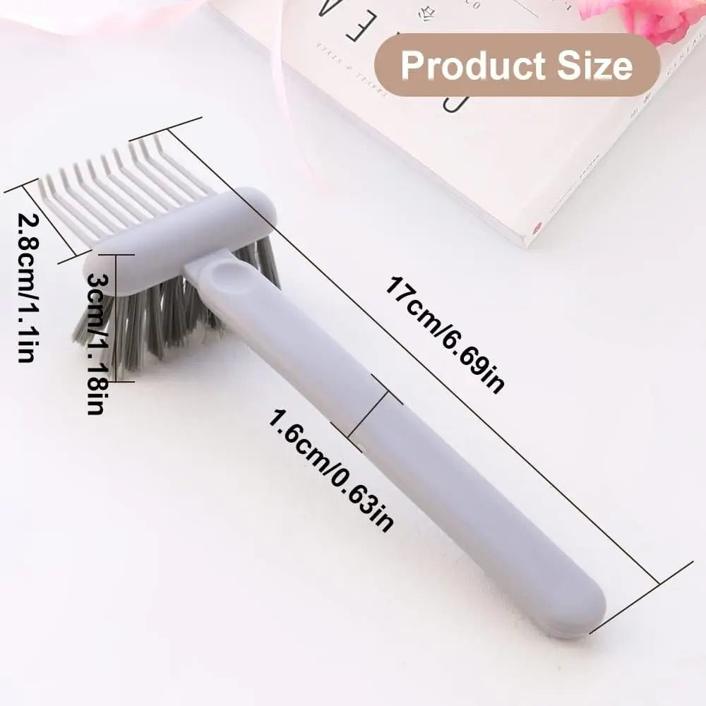 1/2 Pcs Hair Brush Cleaning Tool 2-In-1 Comb Cleaning Brush