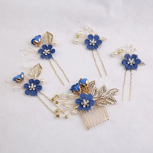 5Pcs/Set Bridal Hair Accessories for Women