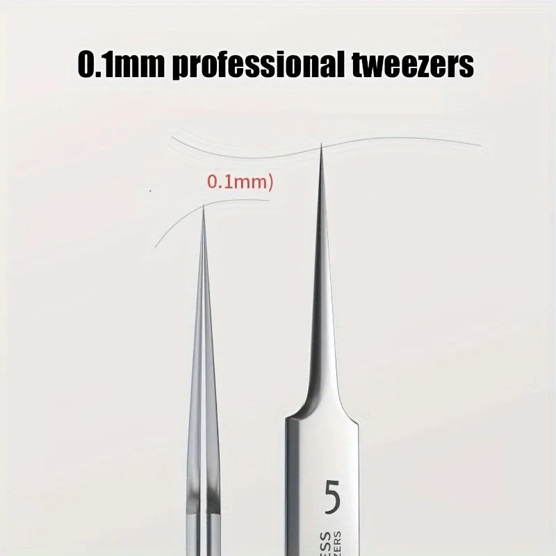 No. 5 Extra Fine Cellular Acne Blackhead Removal Tweezers