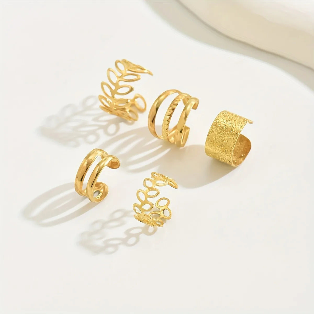 5pcs/set Trendy Elegant Design Ear Cuff Classic Elegant
