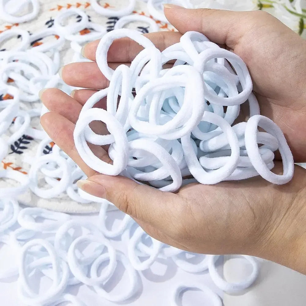 30-200pcs Hair Accessories for Women girl Basic Hair Bands