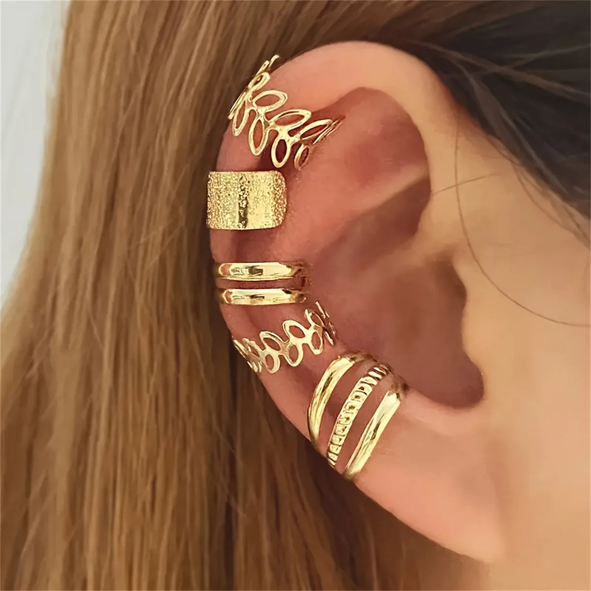 5pcs/set Trendy Elegant Design Ear Cuff Classic Elegant