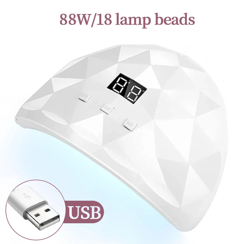 LULAA UV Nail Polish Lamp Gel Curing Polishing Lamp