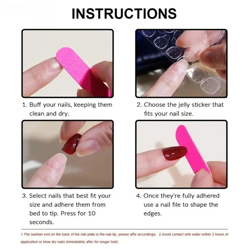 Gentle Nude Pink Press on Nails with 3D Flower
