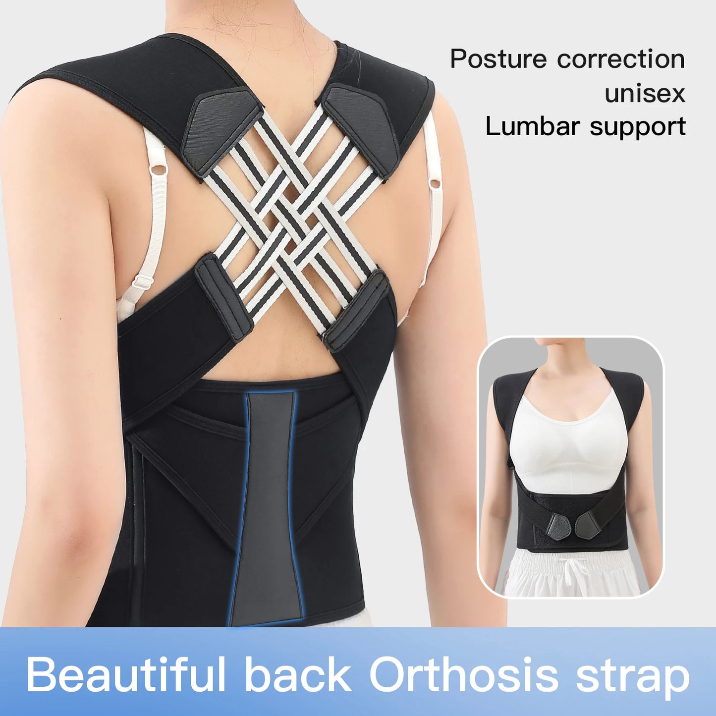 Women's Back Brace Posture Corrector – Support