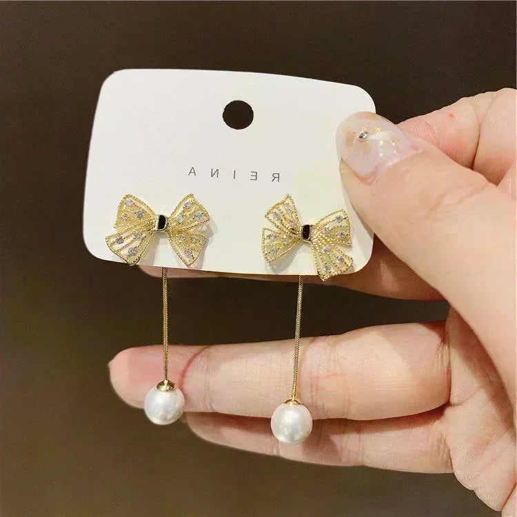 Simple Golden Metal Style Matte Hexagon Earrings