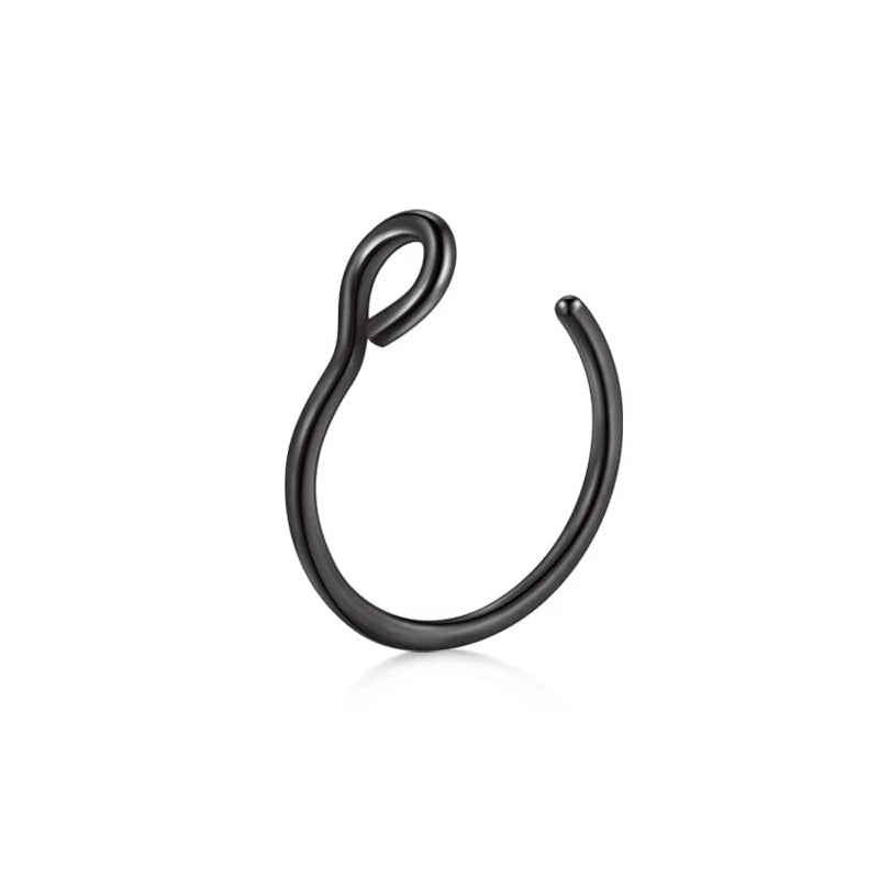 2 Sizes U Shaped Fake Nose Rings