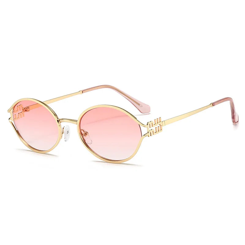 Retro Oval Sunglasses – 90s Style Women