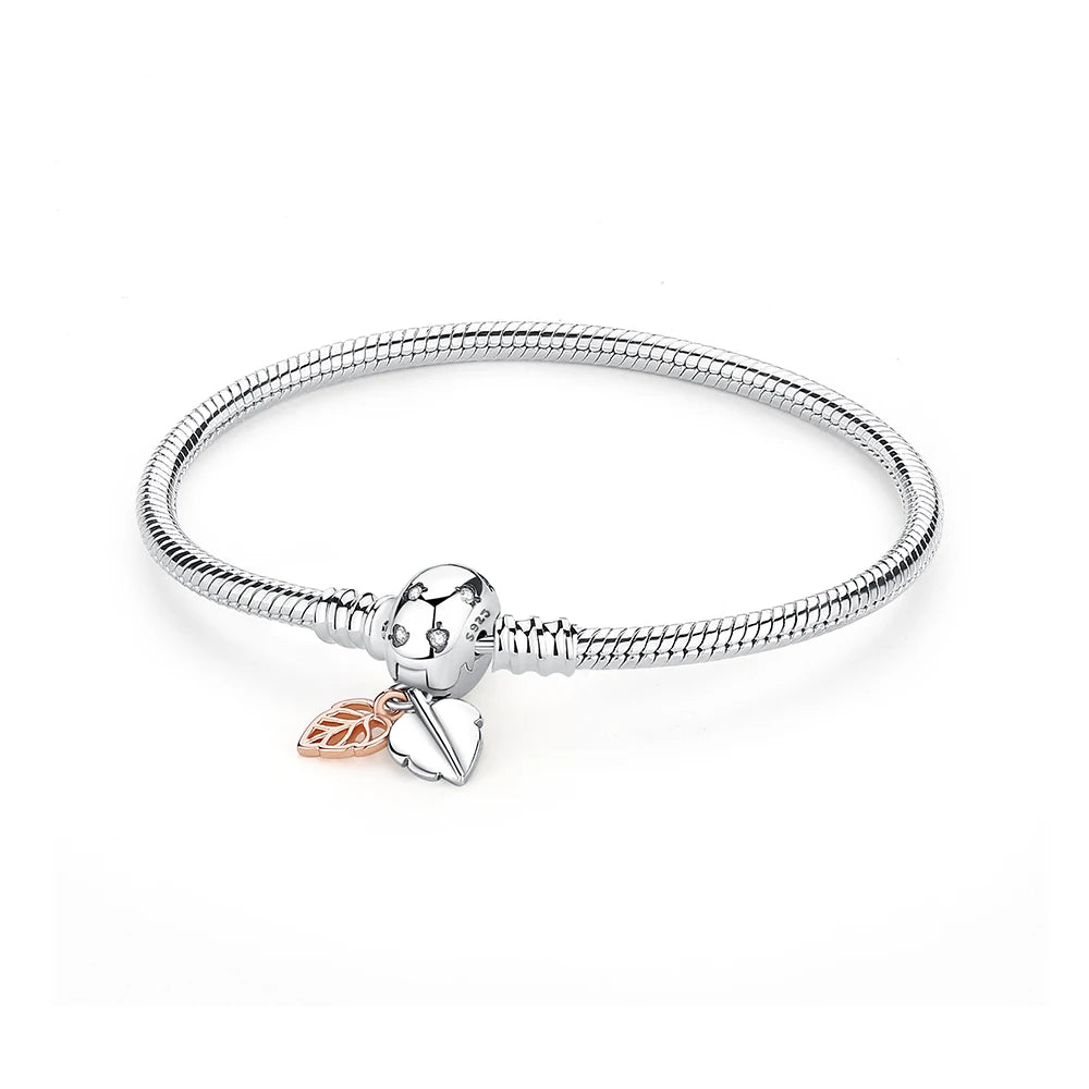 Original 925 Sterling Silver Bracelets Bangles Love