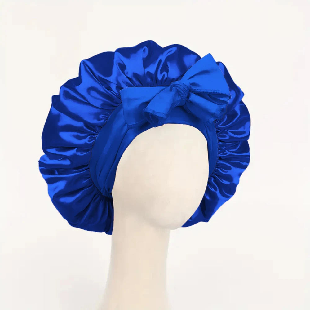 Satin Bonnet Silk Bonnet Adjustable Bonne For Sleeping
