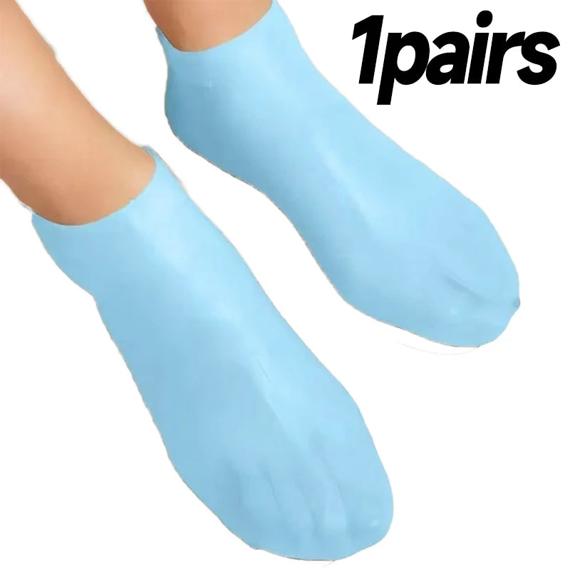 Silicone Moisturizing Foot Socks – Spa Gel Care