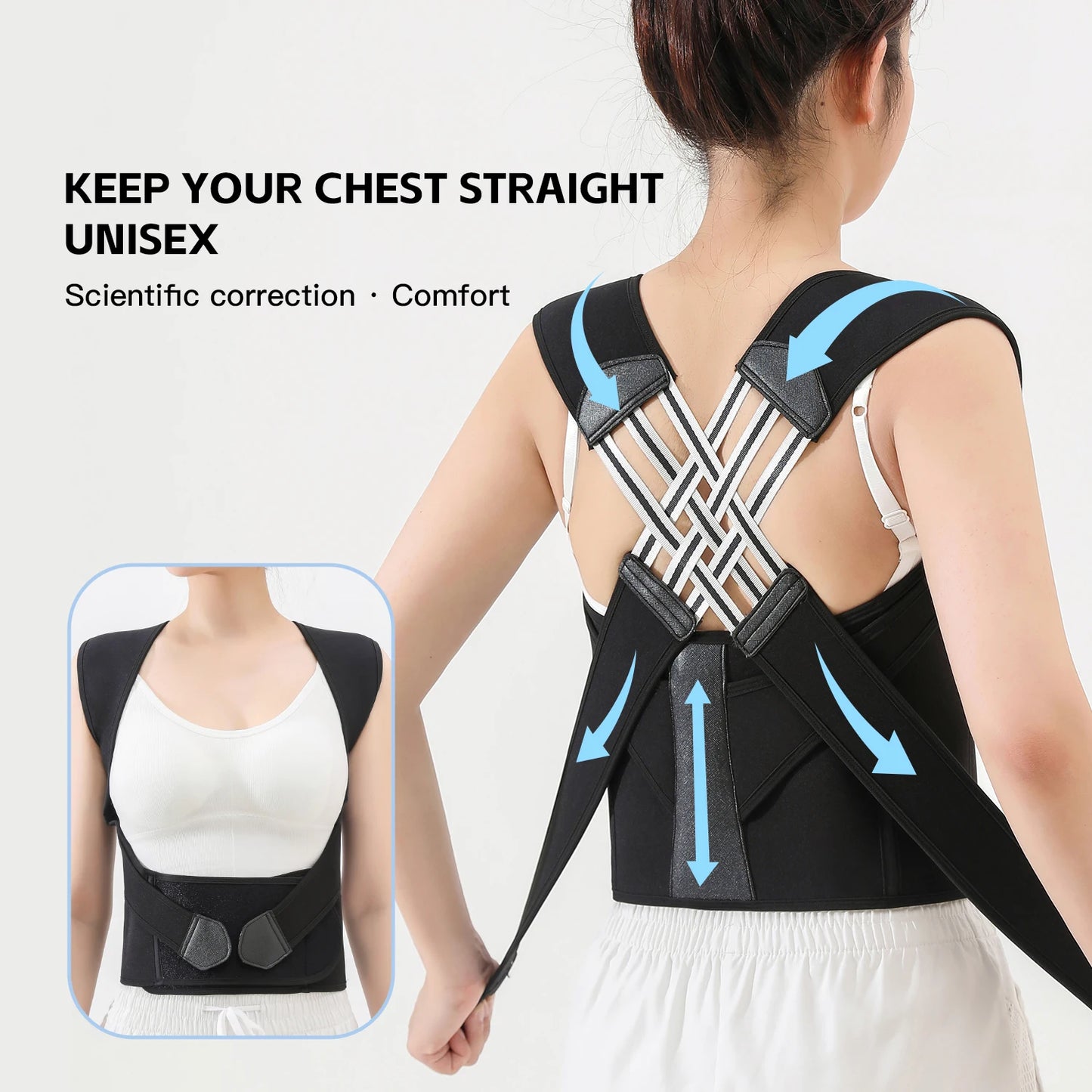 Women's Back Brace Posture Corrector – Support