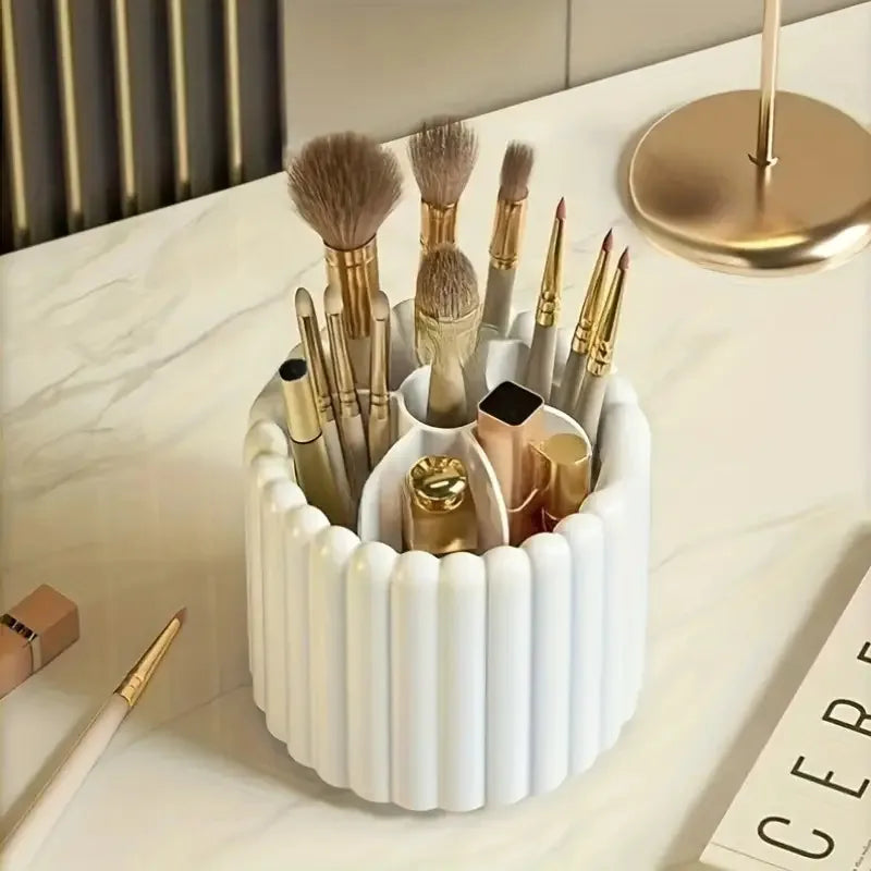 Makeup Brush Storage Cartridge Dust-proof Eye Shadow Foundation Make-up Lipstick Pen Cartridge Dresser Sorting Box Desktop Shelf