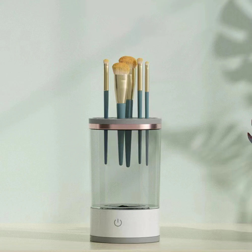 Automatic Rotating Brush Cleaner For All Makeup