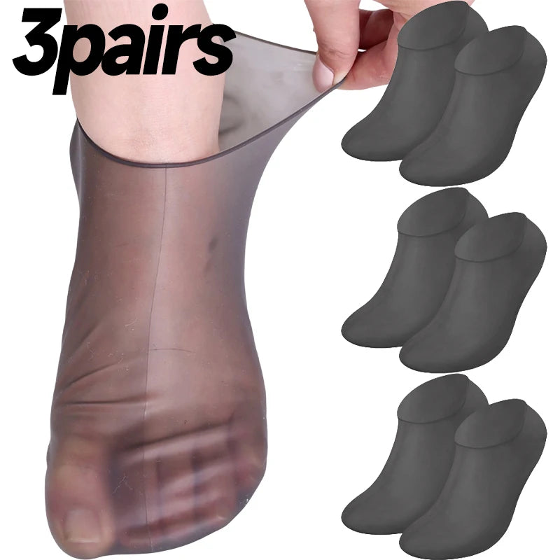 Silicone Moisturizing Foot Socks – Spa Gel Care