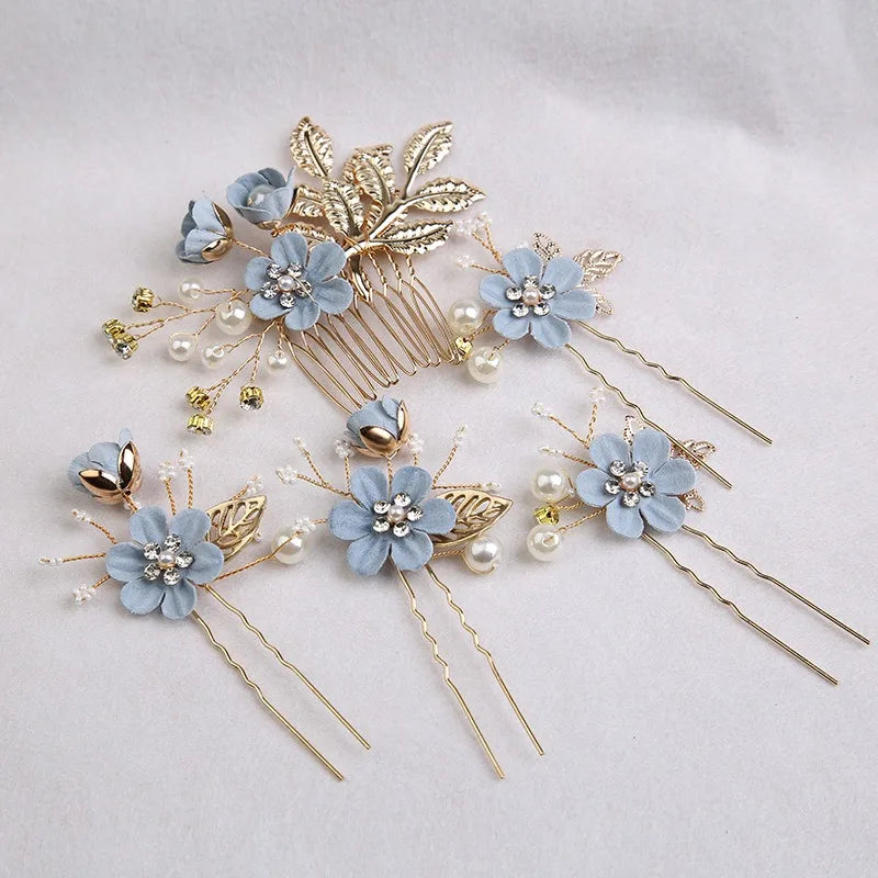 5Pcs/Set Bridal Hair Accessories for Women