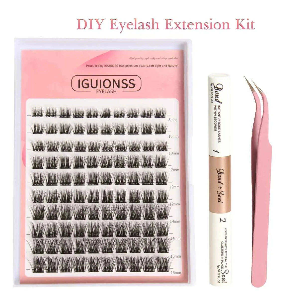 Lash Extension Kit 100pcs Lash Clusters