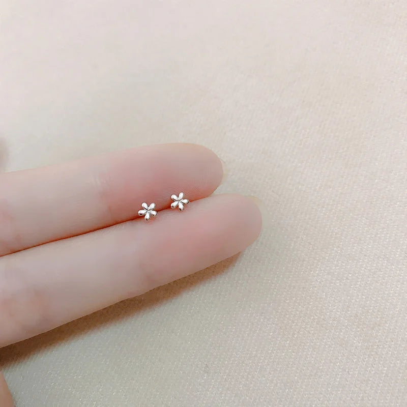Heart Stud Earrings for Women Hypoallergenic