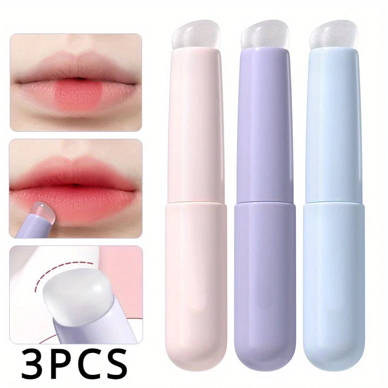 Silicone Lip Brushe with ABS Plastic Handle