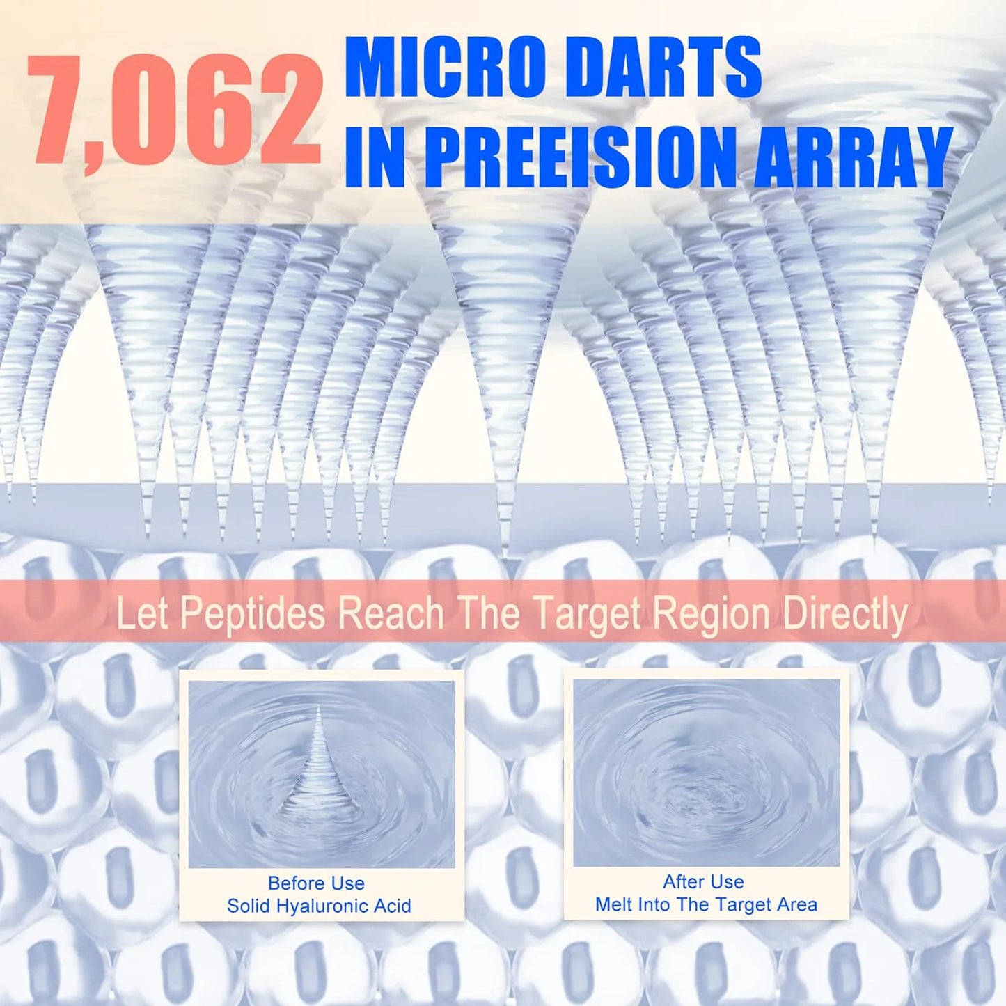 4PCS microneedle hyaluronic acid patch