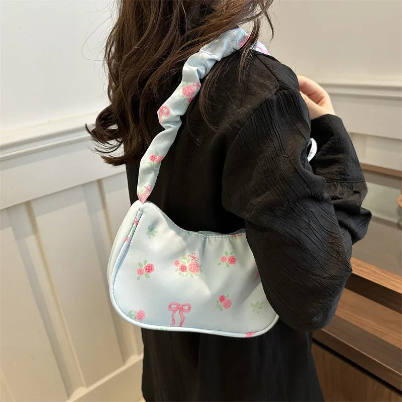 Women's Bags New Sweet Print Canvas Handbags