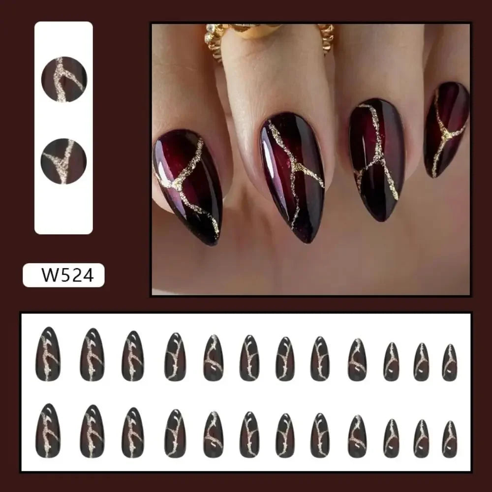 Simple French Wearable False Nails
