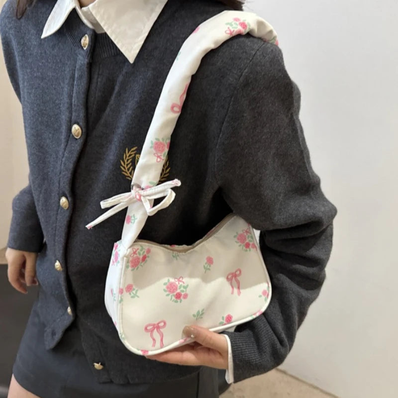 Women's Bags New Sweet Print Canvas Handbags