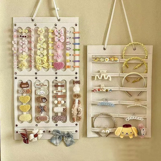 1pc Hair Accessories Hanging Storage Organizer Wall Decoration Hair Bows Storage Hair Clips Hair Rope Glasses Organizing Storage o