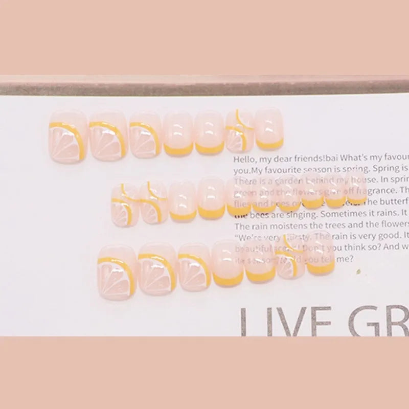 Short Fake Nails French