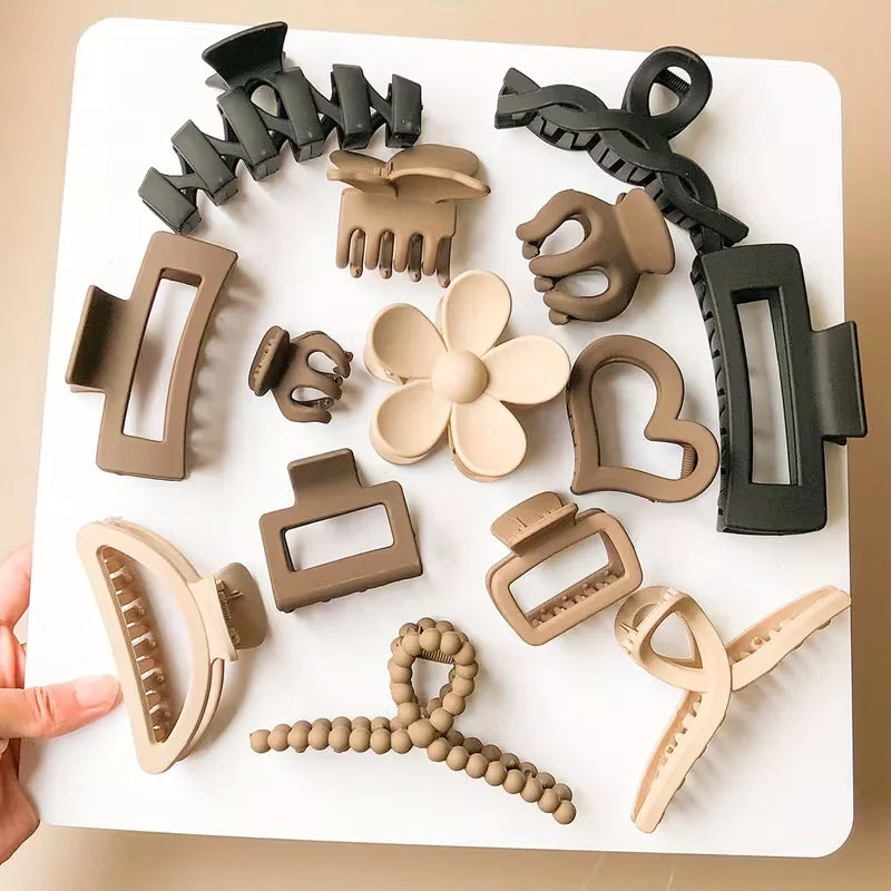 Set of 10 Hair Claw Clips – Versatile for Daily, Party, Beach, Beautiful Gift Friends