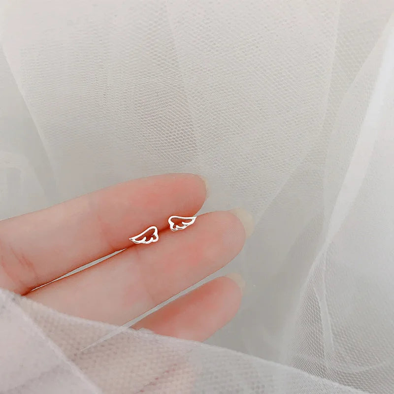 Heart Stud Earrings for Women Hypoallergenic
