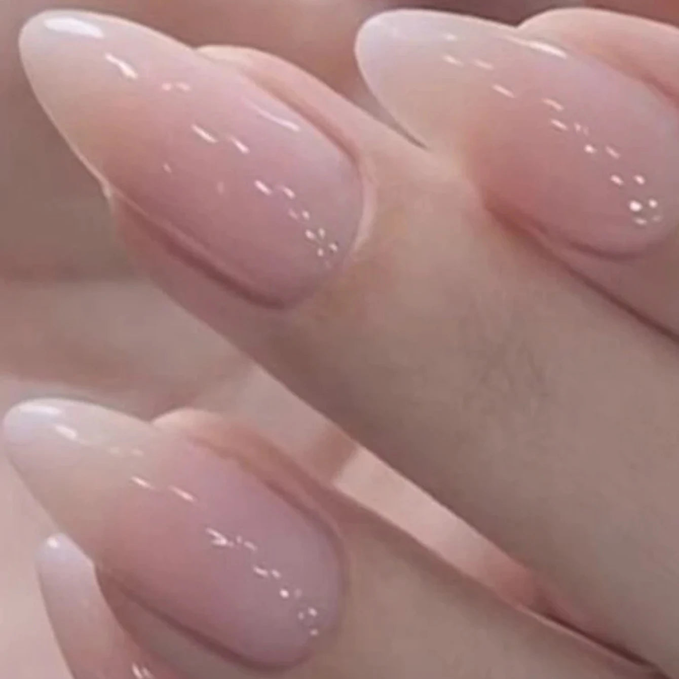 Short Press on Nails, BettyCora Square 24 Pcs