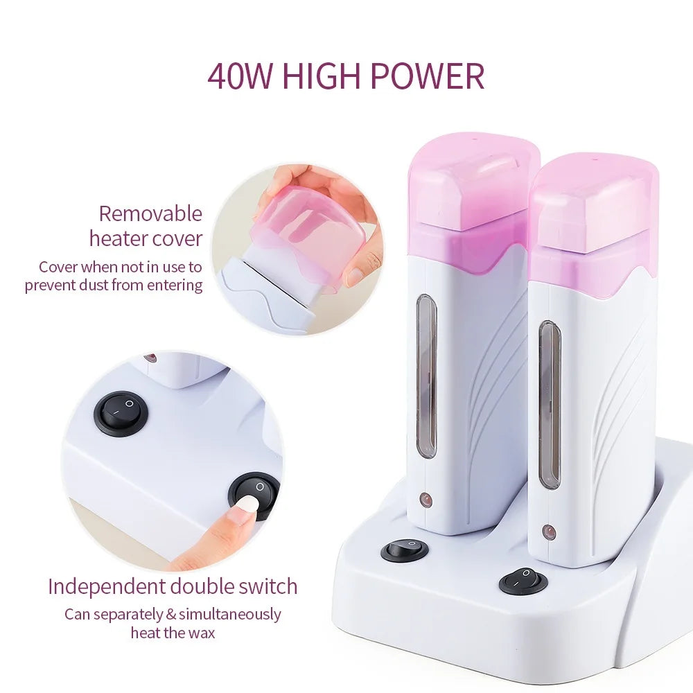Dual Rolling Wax Heater