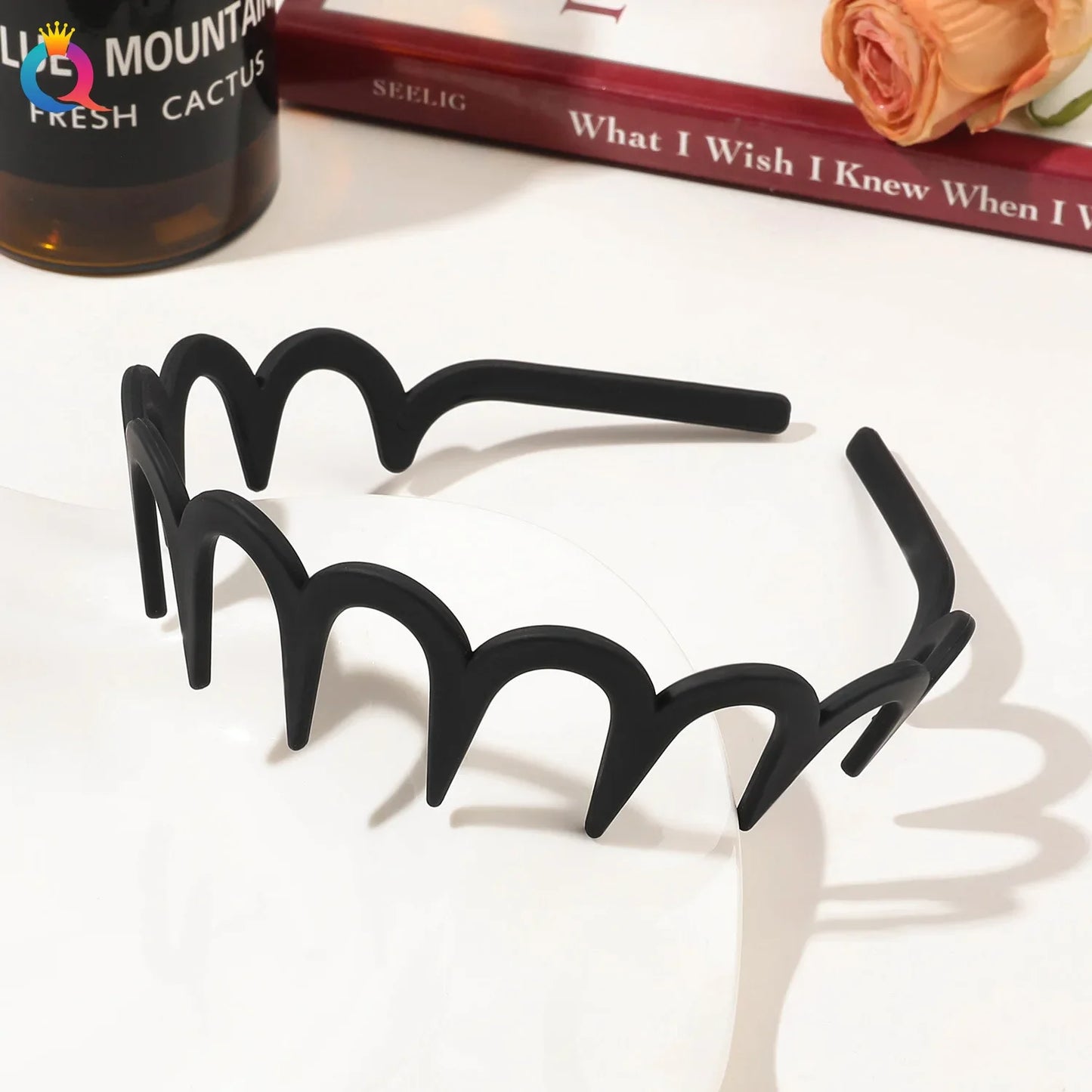Wave Headbands for Women Fashion Acetate Toothed