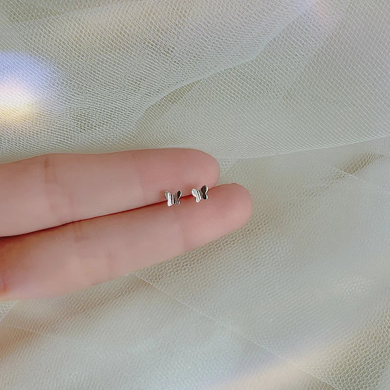 Heart Stud Earrings for Women Hypoallergenic