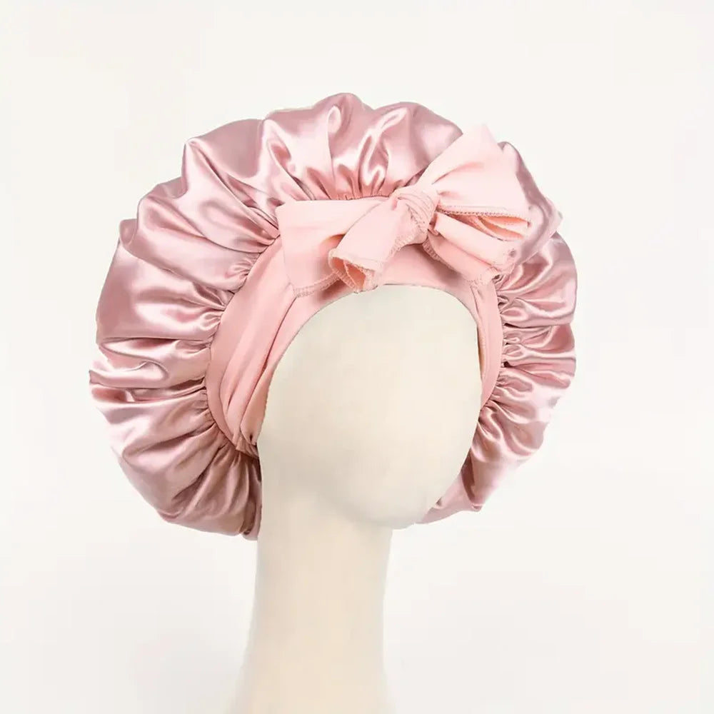 Satin Bonnet Silk Bonnet Adjustable Bonne For Sleeping
