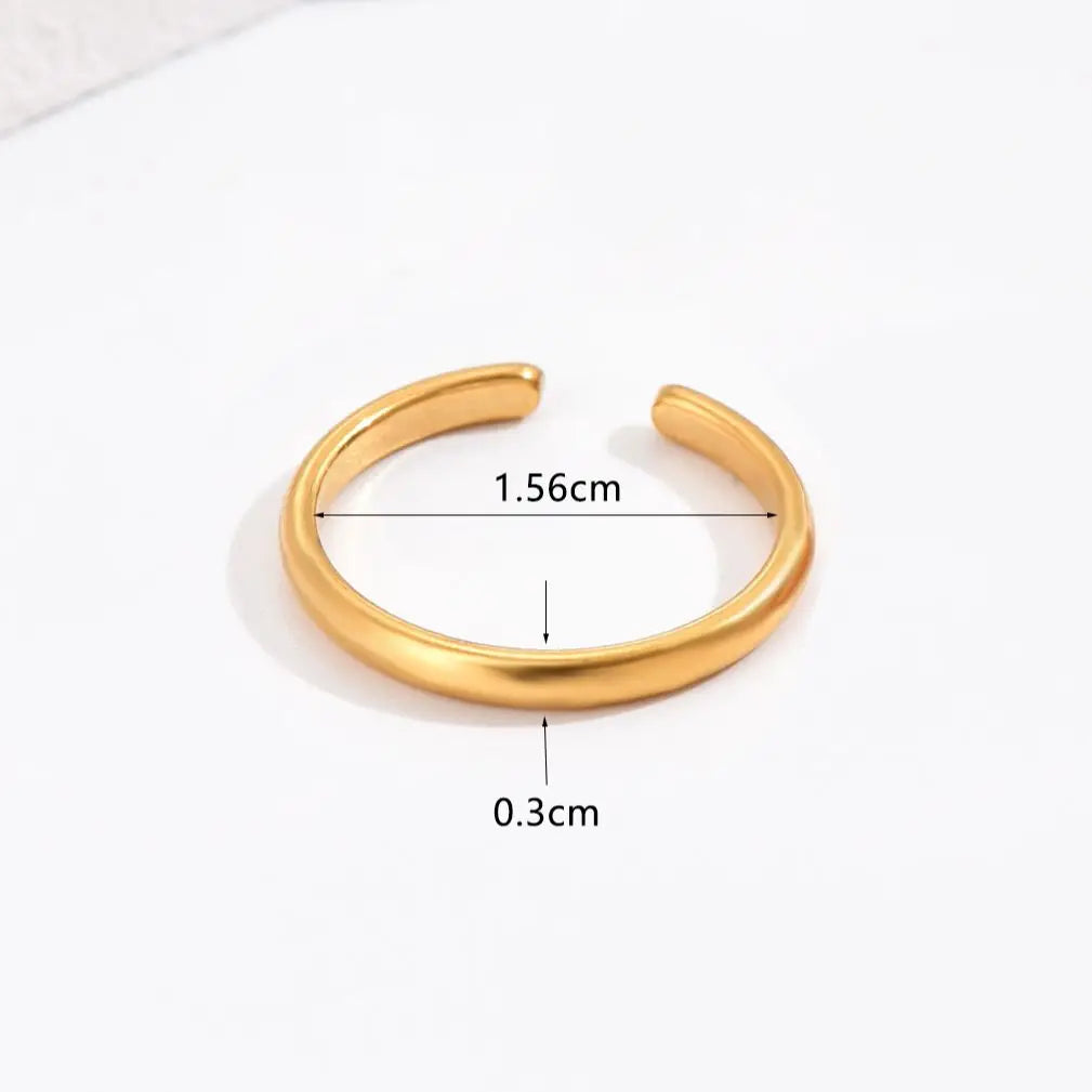 3PCS Toe Rings for Women Adjustable Stainless Steel