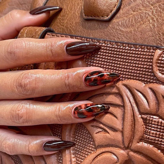 Simple French Wearable False Nails