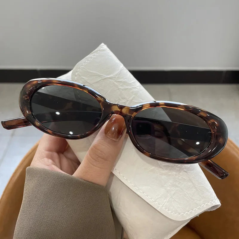 Retro Oval Sunglasses – Women's Fashion